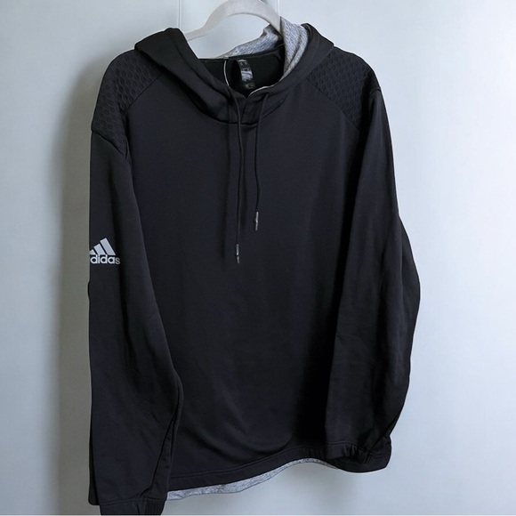 Adidas men’s hooded sweatshirt hoodie size 2XL - Picture 1 of 2